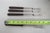 France Inox Mid Century Fondue Serving Forks 4pc Set Brown Wood Handles 5164b For Sale In Miami - Image 6 of 9