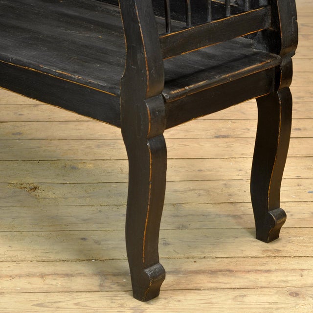 Antique Pine Bench, 1900s For Sale - Image 10 of 14
