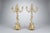 Rococo Italian Rococo Style Gilt Bronze Candelabra Candlestick Pair With Putti Cherubs For Sale - Image 3 of 16