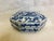 Chinoiserie Vintage Blue & White Porcelain Trinket Box For Sale - Image 3 of 9