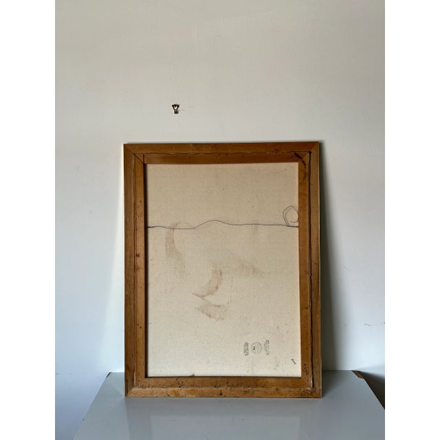 70's Hilda Rindom Expressionist Abstract Painting For Sale - Image 11 of 12