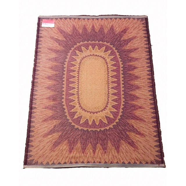 1970s Mid-Century Modern Rya Rug in Wool from Nordland, Netherlands, 1970s For Sale - Image 5 of 6
