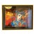 Oleg Zhivetin "Blue Clown" Hand-Signed & Numbered Limited Edition Giclée Framed Artwork – 51" X 41" For Sale