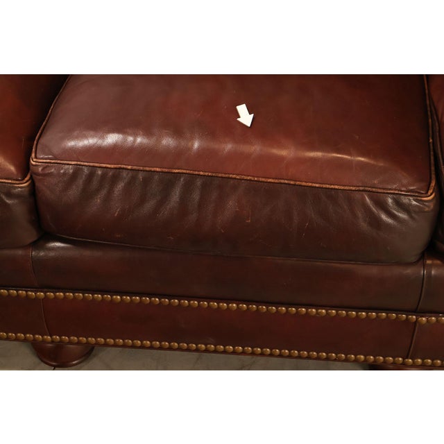 Hancock & Moore Traditional Leather Sofa For Sale - Image 17 of 18