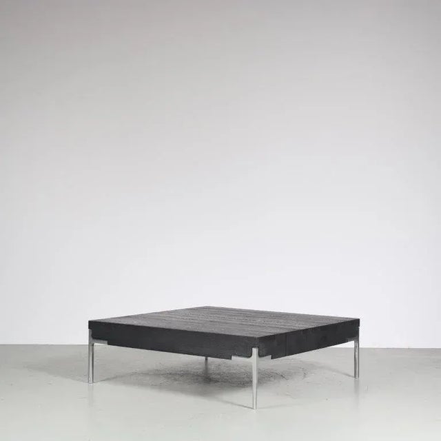 Black Slick Coffee Table by Roderick Vos for Masimo, the Netherlands, 1990s For Sale - Image 8 of 8