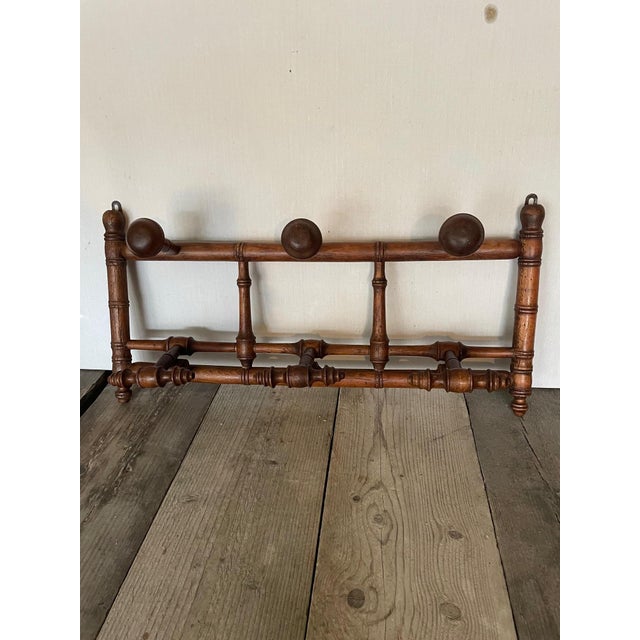 Antique Wooden Coat Rack, 1890s, in Very Good conditions. Designed 1890 to 1919