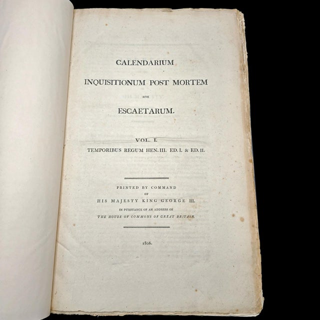 Traditional 1806's Antique Reference Book For Sale - Image 3 of 12