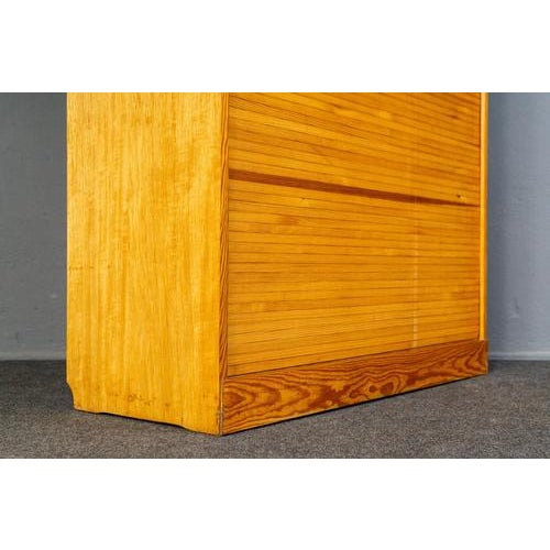 Vintage Roll-Top Filing Cabinet For Sale - Image 6 of 17