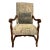 Vintage Parker Southern French Louis XIII Regency Style Library Armchair For Sale
