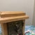 French Antique Post Office Box Door Bank – Vintage Cast Bronze Eagle Door in Oak Case For Sale - Image 3 of 9