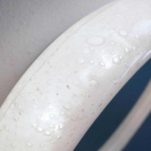 Vintage Illuminated Bubble Glass Mirror from Glashütte Limburg, 1970s For Sale - Image 6 of 13
