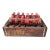 Vintage Coca-Cola Bottling Company Los Angeles Wood Crate With Glass Bottles & Carriers For Sale
