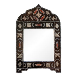 Vintage Handcrafted Moroccan Mirror For Sale