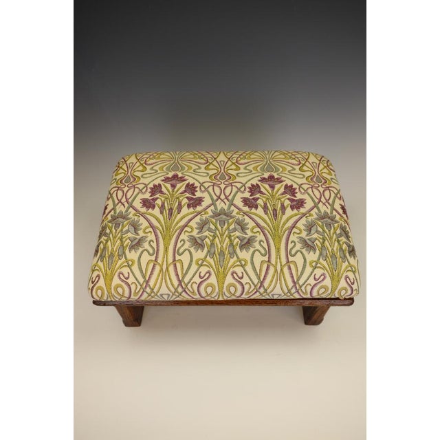 Victorian Gothic Revival Oak Ottomans in the style of Pugin, 1870s, Set of 2 For Sale - Image 3 of 16