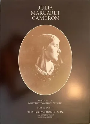 Julia Margaret Cameron British, 1815–1879 Julia Margaret Cameron, An Exhibit of Forty Photographic Portraits Gallery Poster, ca. 1975