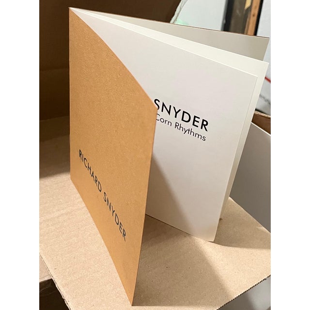 Gray Richard Snyder, Bold Graphic Abstract Expressionist Mixed Media Painting Richard Snyder NYC Art For Sale - Image 8 of 8