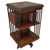 Brown Revolving Library Bookcase, 1930 For Sale - Image 8 of 8