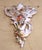 Early 20th Century Early 20th Century French Barbotine Faience Floral Wall Pocket For Sale - Image 5 of 9