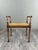 20th Century Carved Wooden Bench with Caning For Sale - Image 5 of 9