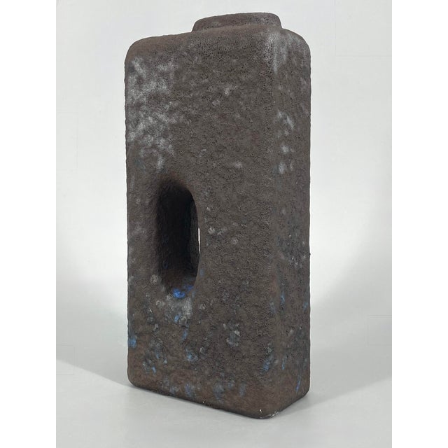 Mid-Century Modern Fat Lava Ceramic Vase from Uebelacker Keramik, Germany, 1960s-1970s For Sale - Image 3 of 11
