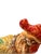 1950s Mid-20th-Century Glazed Ceramic Rooster Figurine For Sale - Image 5 of 7