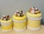 1970s Vintage Coastal Ceramic Canisters Top With Shells- Set of 3 For Sale - Image 4 of 10