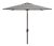 Iris Fashion Line 7.5 Ft Square Umbrella, Black & White Stripe For Sale