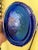 Mid-Century Modern Vintage Blue Glass Swan on Nest Lidded Dish by Heisey For Sale - Image 3 of 4