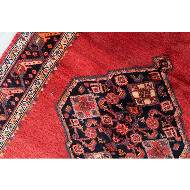 1960s, Handmade Vintage Persian Hamadan Rug 4.5' X 6.9' For Sale In New York - Image 6 of 14
