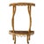 This wonderfully whimsical 1950s bamboo and rattan mirror and Demilune table....right out of the Italian riviera! Perfect...