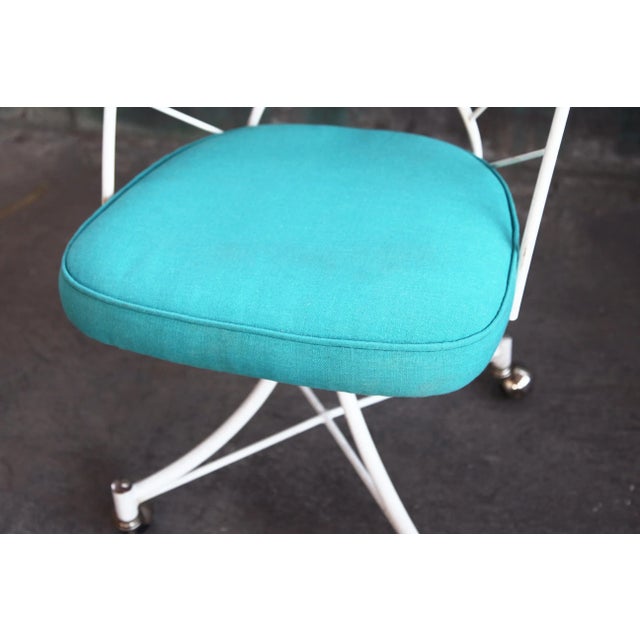 1960s Mid-Century Modern Acapulco Style Rolling Office Chair For Sale In Madison - Image 6 of 9