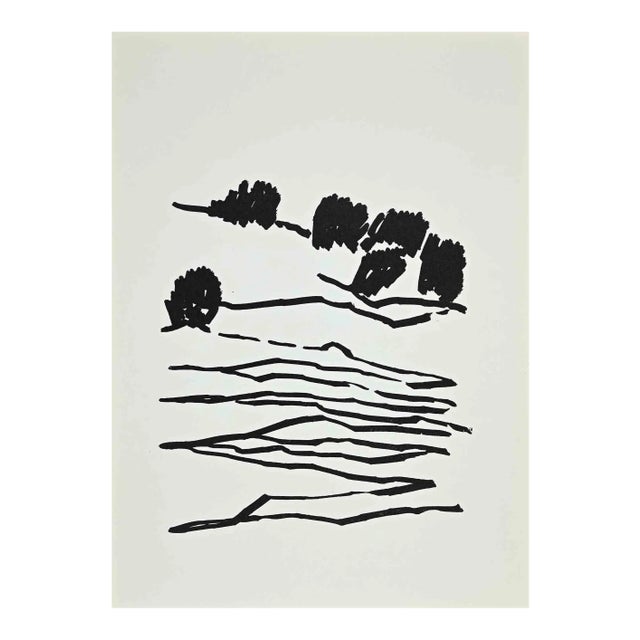 Raoul Ubac, Composition, Lithograph, 1960s For Sale