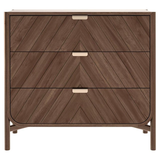 Not Yet Made - Made To Order Natural Walnut Marius Chest of Drawers by Harto For Sale - Image 5 of 5