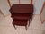 Vintage Mid Century Modern Nesting Tables Set of Three Mahogany With Mahogany Laminate Tops. For Sale - Image 9 of 17
