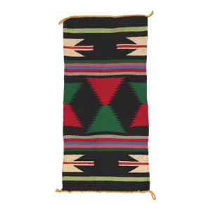 Late 20th Century Vintage Southwest Pueblo Kilim Rug, 01'06 X 03'01