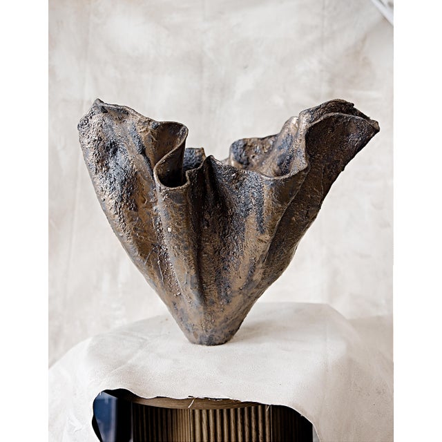 Ceramic Flourish Vase III For Sale - Image 7 of 11