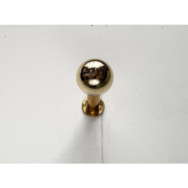 Gold Vintage Space Age German Brass Ceiling Lamp by Motoko Ishii for Staff, 1970s For Sale - Image 8 of 18