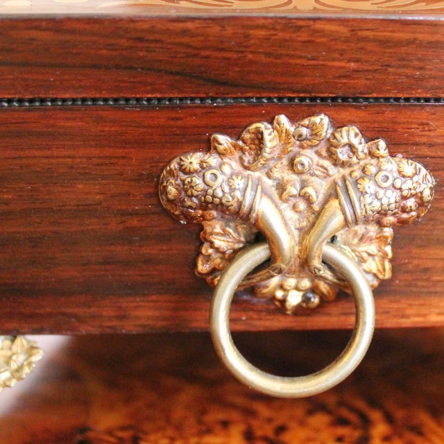 English Regency Period Brass Inlaid Rosewood Box For Sale - Image 14 of 18