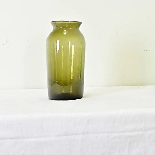 French 18th Century Green Glass Pickling Jar For Sale In Baton Rouge - Image 6 of 8