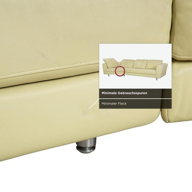 Model 3000 4-Seater Sofa in Leather from Rolf Benz For Sale - Image 13 of 18