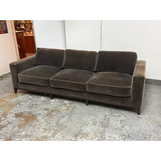 Contemporary Christian Liaigre for Holly Hunt Mousson Sofa For Sale - Image 3 of 12
