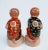 Red Vintage C.1970's Porcelain Ceramic Hand Painted Chinoiserie Monkeys With Kimonos - a Pair For Sale - Image 8 of 13