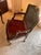 Elegant mid-century Louis XV–inspired writing desk and matching fauteuil by John Widdicomb Co., Grand Rapids, MI. •...