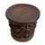Authentic vintage hand carved Bamileke tribal wood stool/side table. Masterfully crafted from one piece of indigenous...