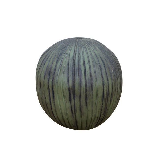 Modern Yelyn Vivoni Modern Ceramic Bud Vase Orb 6" For Sale - Image 3 of 12
