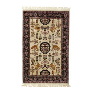 Vintage Cashmere Rug 3'3'' X 5'1'' For Sale