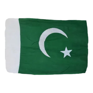 Green & White Maritime Nautical Naval Nautical Coastal Boating Signal Flag W/ Star and Moon