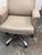 Animal Skin Hancock & Moore Lee Swivel Leather Office Chair For Sale - Image 7 of 12