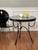 Italian Hand-Painted Ceramic Tile Top Bistro, Side Table With Wrought Iron Base, 1950s For Sale - Image 15 of 15