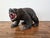 Rustic Large Antique Swiss Black Forest Bear Statue Folk Art Wood Carving For Sale - Image 3 of 12